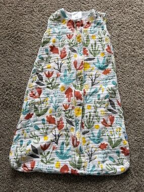 Little Unicorn Floral Print Muslin Fabric Sleep Sack